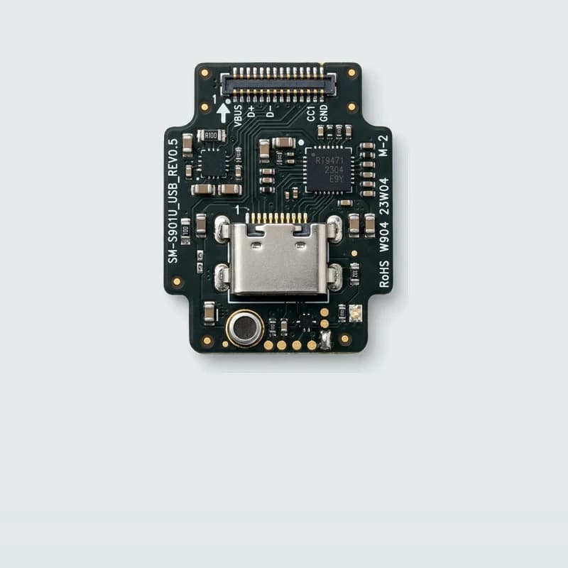 Connecteur et port de charge USB-C pour smartphone